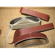 Econaway Abrasives 1/2X12" Twenty-Five piece Belt Assortment-(Compatible with Work Sharp Knife & Tool Sharpener)