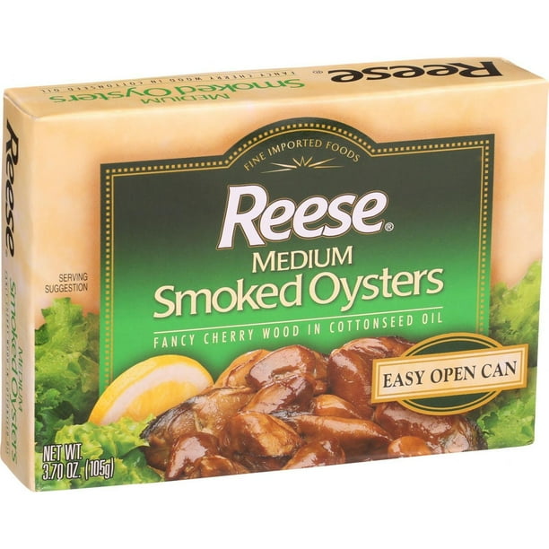 Reese Oysters Smoked Medium 3.7 oz