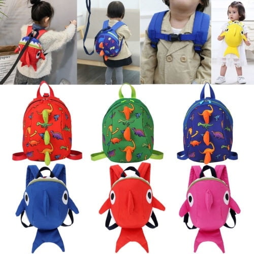 Toddler Anti Lost Cute Bear Backpack Safety Walking Harness Leash For Baby Kids 