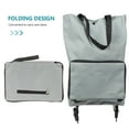 thumbnail image 3 of OULII Rolling Shopping Tote Grey Pvc for Parties 1Set, 3 of 8