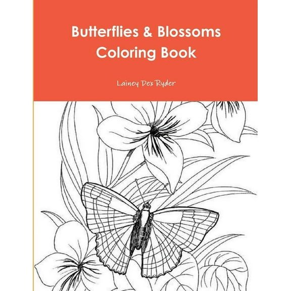 Butterflies & Blossoms Coloring Book, (Paperback)
