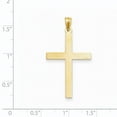 thumbnail image 2 of Beautiful 14k Engravable Cross Charm, 2 of 2