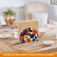 thumbnail image 6 of Yayeee Napkin Holder for Table Kitchen Paper Tissue Organization, Large Colorful Flowers Pattern, 6 of 8