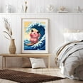 thumbnail image 6 of Diamond Art Kits for Adults - 5d Surfing Pig Cartoon Adventure Diamond Painting for Adults, Diamond Art for Adults Beginners, Diamond Painting Kits for Adults for Home Wall Decor, 6 of 7