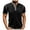 Black, variant on Mens T-Shirts Soft Fitted Tees Crew Neck Short Sleeve Button Workout Shirts Tops Casual Stylish Solid Regular Fit Oversized Tshirts for Men Simple for Men