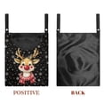 thumbnail image 7 of SEANATIVE Christmas Reindeer Clothespin Storage Hanger Bags 2 Piece Laundry Clothespin Bag with Large Opening Xmas Hanging Storage Organizer for Home Outdoor Clothespin Storage, 7 of 7