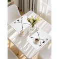 thumbnail image 5 of Golf Ball Placemats Set of 8, Minimalist Golf Club Abstract Simple Retro Placemats for Dining Table, Place Mats for Kitchen Tabletop, Waterproof Wipeable Dining Table Mats Set, 5 of 9