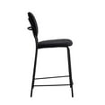 thumbnail image 3 of Pemberly Row Boucle Counter Height Stools (Set of 2) in Black, 3 of 6