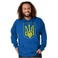 thumbnail image 5 of Ukraine Pride Vintage Coat of Arms Hoodie Sweatshirt Women Men Brisco Brands L, 5 of 5