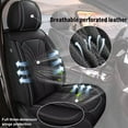 thumbnail image 2 of JIAMAOXIN Car Seat Covers Full Set for Chevrolet Bolt 2017-2024, Faux Leather Seat Covers Cushion Protector (5 Seats,Black), 2 of 5