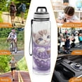thumbnail image 6 of Motivational Water Bottle 32 oz with Straw, BPA Free Reusable Fitness Sport Bottle Perfect for Travel, School, Outdoors, and Gym Purple Cat, 6 of 6