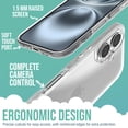 thumbnail image 3 of Funda de teléfono Smartish Gripmunk Clear para iPhone 16, 3 of 9