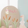 thumbnail image 6 of Caption One Silly Goose Decal - Goose Theme 1st Birthday Decoration for Girls, Pink Bow Goose Birthday Party Supplies, First Birthday Party Balloon Arch Decal, 6 of 10