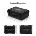 thumbnail image 4 of Costway 18.5-Inch Multi-Purpose Hard Case Camera Carrying Box W/ Customizable Foam IP66 Waterproof, 4 of 10