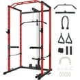 thumbnail image 1 of Ourlova Power Cage 1600LBS, Squat Rack, Dip Bar, Cable Pulley System, Workout Equipment for Home Gym, 1 of 8