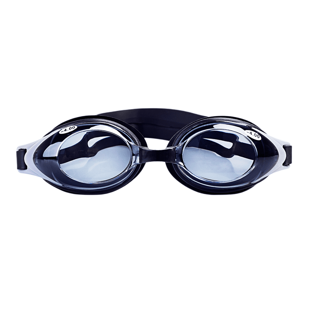 Nearsighted Swim Goggles with Mirrored Lenses Reduce Glare,Leak Proof