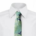 thumbnail image 3 of Necktie, Palm Leaves Flowers and Bird, 3.7", Lavender and Green, by Ambesonne, 3 of 4