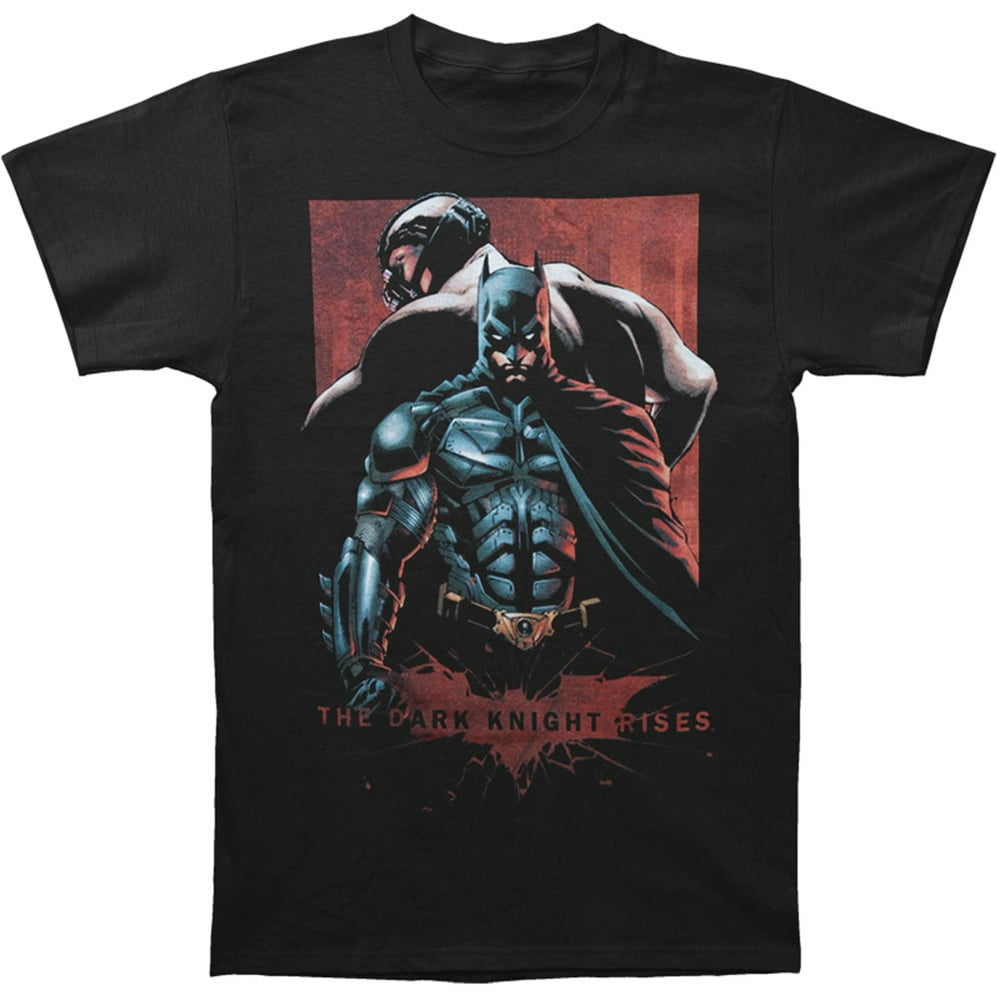 Batman Batman Men's Batman & Bane Tshirt Black