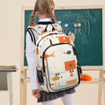 thumbnail image 7 of FORMRS School Backpack 17" Student Travel Bag with Laptop Compartment, Minimalist Geometric Pattern, 7 of 7