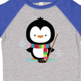 thumbnail image 4 of Inktastic Hockey Christmas Penguin Boys or Girls Toddler T-Shirt, 4 of 5