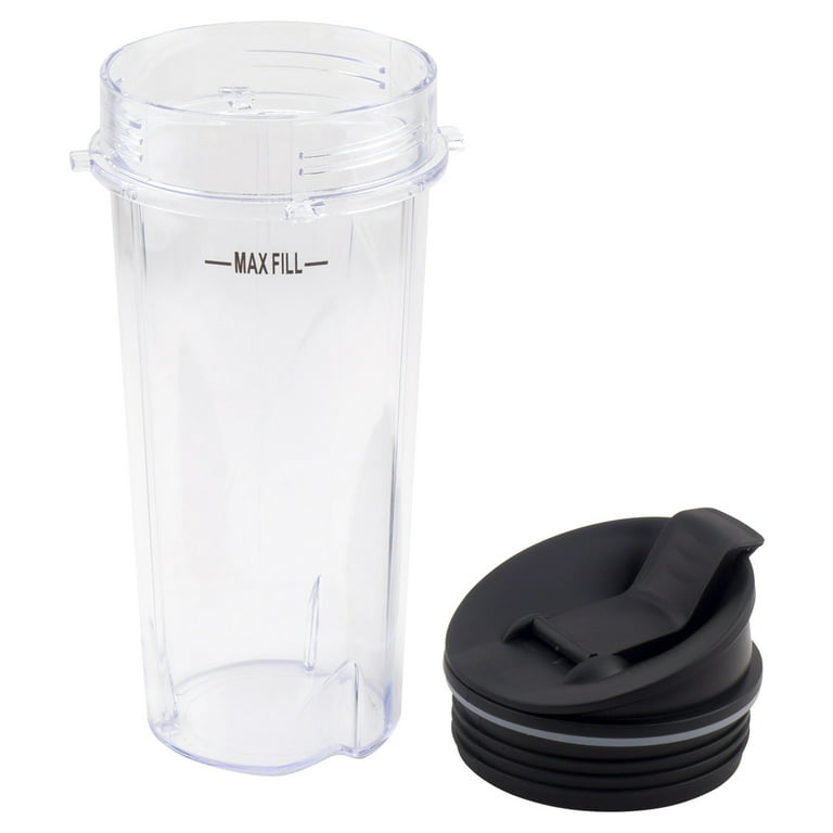 2 Pack 16 oz Cup with Sip & Seal Lid Replacement Parts 303KKU 356KKU800  Compatible with Nutri Ninja BL660 BL660W BL740 BL810 BL820 BL830 -  BlenderPartsUSA
