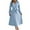 Light Blue, variant on Efsteb Fall Dresses for Women Fashion Spring Dresses Elegant Long Sleeve Dress Flowy Pleated A Line Vacation Dress Work Outfits (Black,XL)