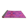 thumbnail image 2 of Ahgly Company Indoor Square Persian Purple Traditional Area Rugs, 7' Square, 2 of 4