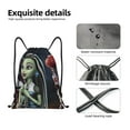 thumbnail image 4 of Pofeuu Monster High pour Sac à Cordon 210D Résistant à l'Eau Design Pliable Compact Essentiels de Voyage Gym Yoga Léger Sac à Main-Moyen, 4 of 6