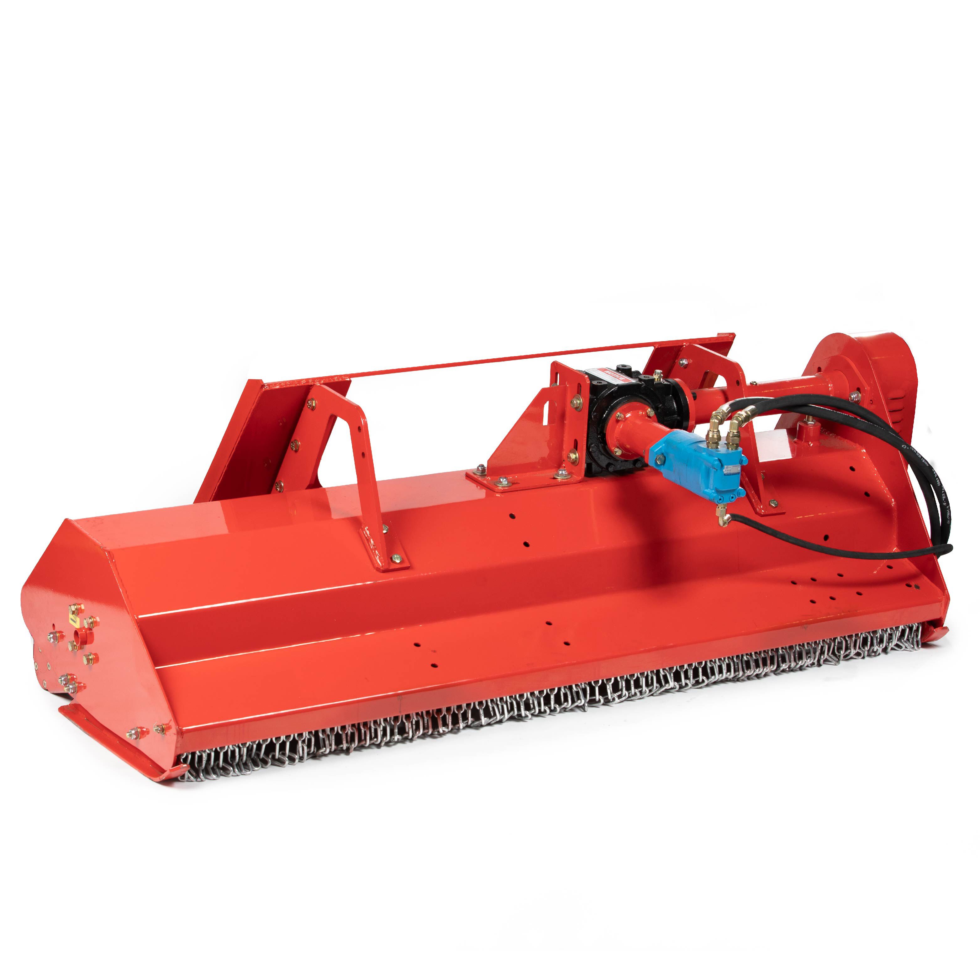 Titan Attachments 69" Hydraulic Skid Steer Flail Mower For Maintaining
