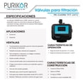 thumbnail image 2 of Válvula Purikor para sistemas de filtración PK-CUORE-TFT-2472, 2 of 3