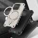 thumbnail image 4 of For iPhone 14 Pro Case Compatible with MagSafe Four Corner Airbags PC TPU Phone Cover - Grey, 4 of 5