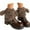Brown, variant on Women Thin Socks Thermal Lined Sleeping Socks Winter Warm Knitted Bed Socks With Cute Puppy Design Cozy Footwear For Cold Nights At Home, One Size