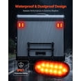 thumbnail image 4 of VEVOR Trailer Lights, 4PCS 12V Oval LED Trailer Tail Lights Kit with Stop Brake Turn Tail Lamp, Waterproof Tow Lighting Kit for Boat Truck Camper RV Snowmobile Bus Caravan, 4 of 9
