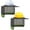 Gray, variant on Hard Hat Sun Shade, Hard Hat Accessories, Full Brim, Man& Woman, (Hard Hat Not Included), Grey, 2 Pack