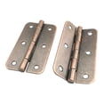 thumbnail image 1 of Mini Bisagras de Latón Antiguo Vintage para Herrajes de Caja de Muebles de Madera #7 3 piezas, 1 of 8