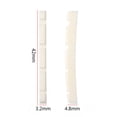 thumbnail image 4 of AFQH Guitar Slotted Flat Bottom Bone Nut For 4 Strings Bass 42mm*3.2mm*4.8mm, 4 of 8