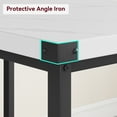 thumbnail image 6 of 3Piece Dining Table Set for 4, Rectangular  Kitchen Table with Upholstered Benches, Room Dining Table Set,  for Small Space, Apartment, 6 of 7