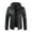 18 Black, variant on guisaled Faux Leather Jacket Men Full Zip Motorcycle Jacket Waterproof Windproof Pu Moto Vintage Bomber Jackets with Hood Clothes