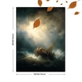 thumbnail image 3 of Christ in the Storm on the Sea of Galilee Canvas Painting Wall Art for Living Room Bedroom Office Dining Room Hallway Decor, 3 of 8