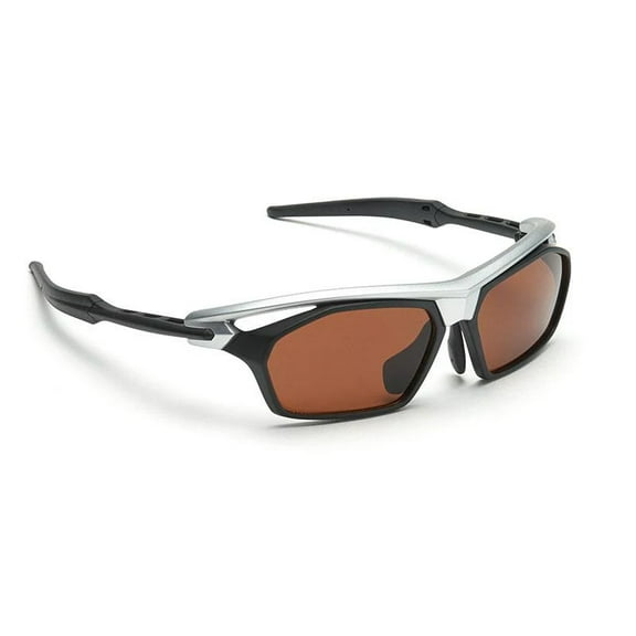 Q Sport Pro - Black / Silver (Melanin Polarized Brown Lenses)