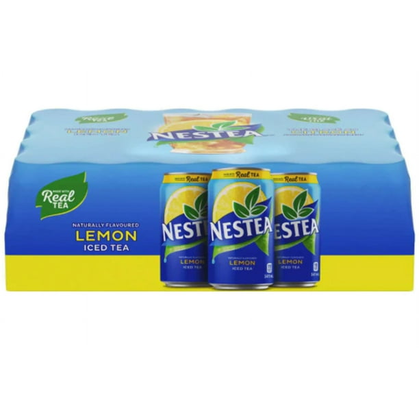 NESTEA ICED TEA NATURAL LEMON CANS 341ml Pack of 24 Walmart.ca