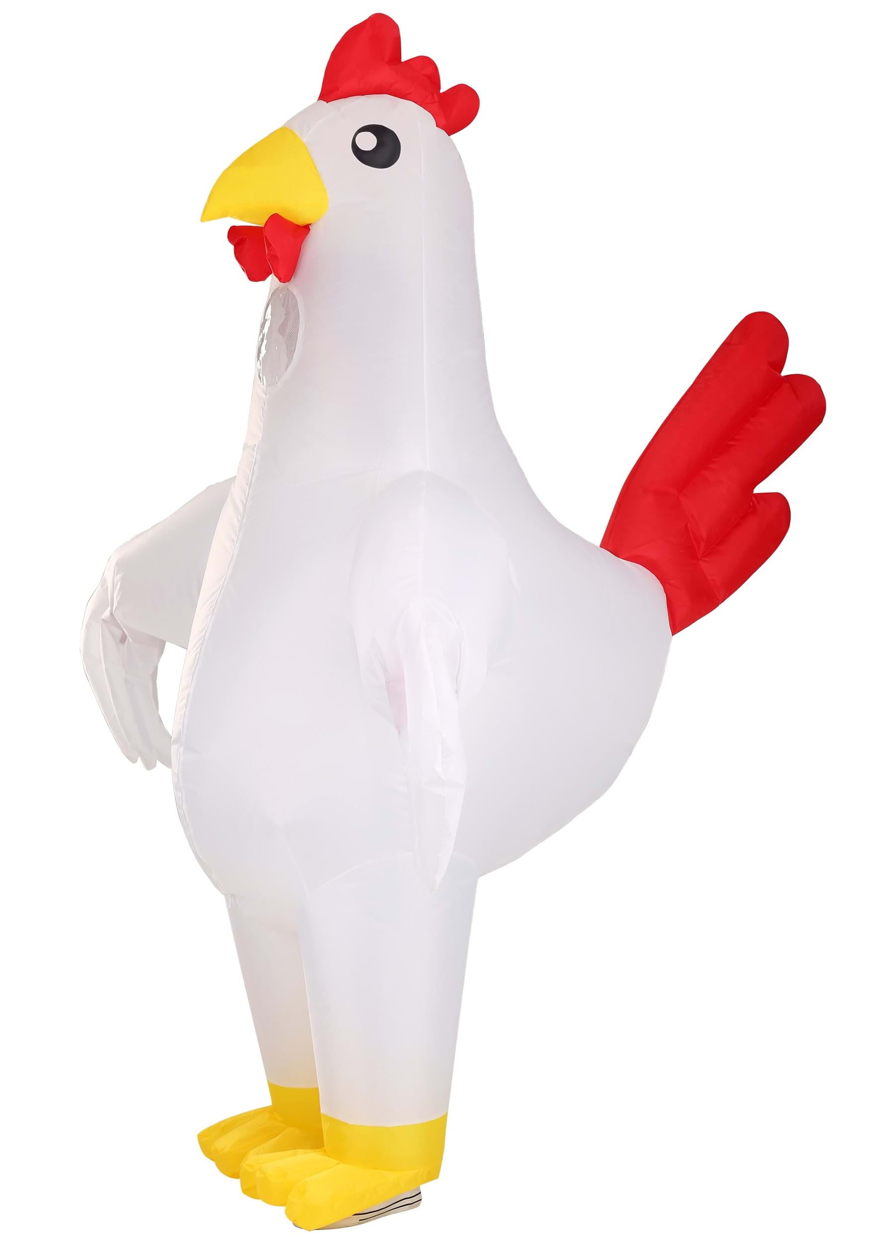Chicken Fancy Dress Costume Outfit Adult Farm Animal Easter 