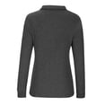 thumbnail image 4 of yoeyez Tunique en Tricot pour Femmes, Chandails à Manches Torsadées Patchwork, Col Ras du Cou Raglan, Chemises à Manches Longues, Hauts Mode Automne 2024, Noir, M, 4 of 6