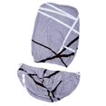 thumbnail image 3 of AMLESO Housse de Chaise de Bureau Fendue Tissu Extensible Housse en polyester Chaise Pivotante A, 3 of 8