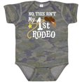 thumbnail image 3 of Inktastic No, This Ain't My 1st Rodeo Cowboy Hat and Lasso Boys or Girls Baby Bodysuit, 3 of 5