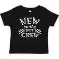 thumbnail image 3 of Inktastic New to the Pit Crew Racing Flags Boys or Girls Baby T-Shirt, 3 of 5