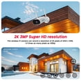 thumbnail image 4 of ANRAN Security Camera Outdoor with 4dBi Dual Antennas, 1080P WiFi Home Surveillance Camera with Night Vision, 2-Way Audio, IP65 Waterproof, Siren, Plug-in Power, 2.4G WiFi, SD and Cloud Storage, 4 of 10