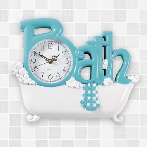 Bathroom Wall ClockBlue