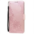 thumbnail image 2 of TECH CIRCLE For Galaxy A03 Core Wallet Case,PU Leather Protective Phone Case Wrist Strap Card Slots Holder Embossed Lace Flower Stand Flip Case for Samsung Galaxy A03 Core 6.5" 2021,Rosegold, 2 of 6