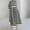 Black, variant on SCSAlgin Women's Casual Loose Midi Dresses Stripe Flowing Dress Long Sleeve Crew Neck Oversized Dress with Pockets